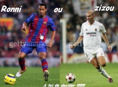 zidane est le meilleur mais ronaldinho va le de passer
