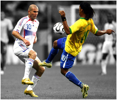 zidane vs ronaldinho